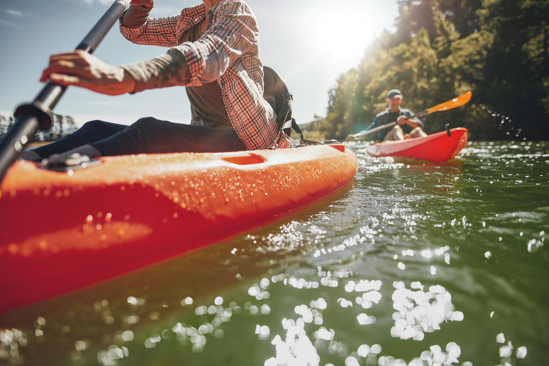 Kayaking on the Ohio River