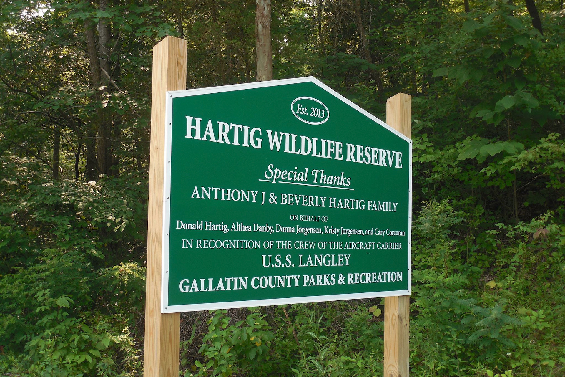 Camping at Hartig Park in Gallatin County, Kentucky