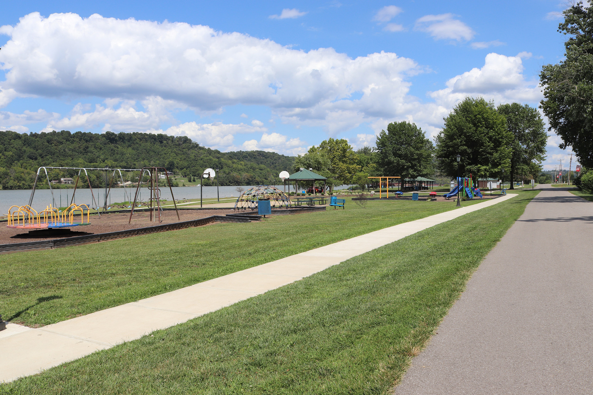 Warsaw Riverfront Park in Gallatin County, Kentucky