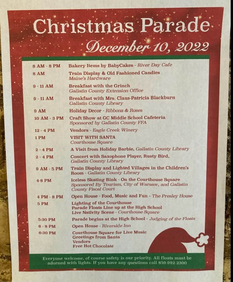christmas parade flyer Gallatin County Tourism • Gallatin County